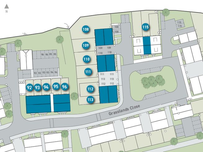 Site plan - artist's impression subject to change